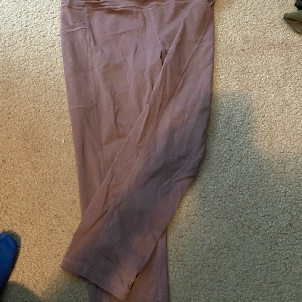 Dusty rose capris